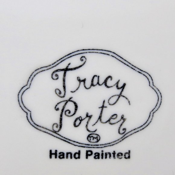 Salad Luncheon Plates Set of 6 by Tracy Porter Hand Painted - Picture 5 of 5